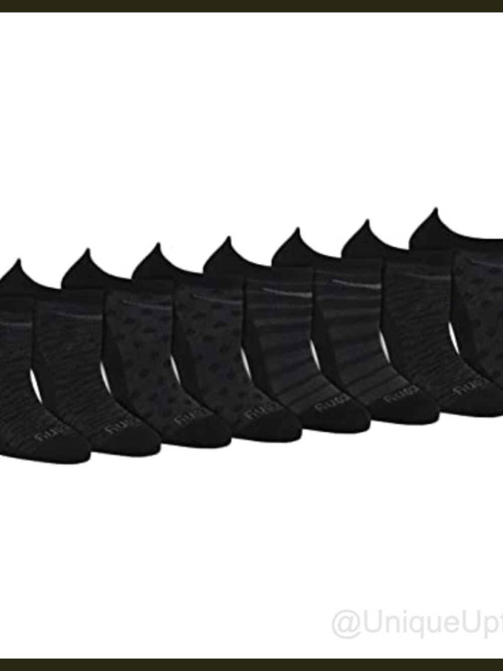 Rundry Super Lite No Show Athletic Running Socks 8 Pairs